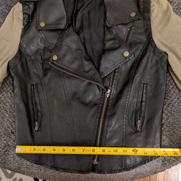 LUSH MILITARY LEATHER JACKET - Picture 5 of 5